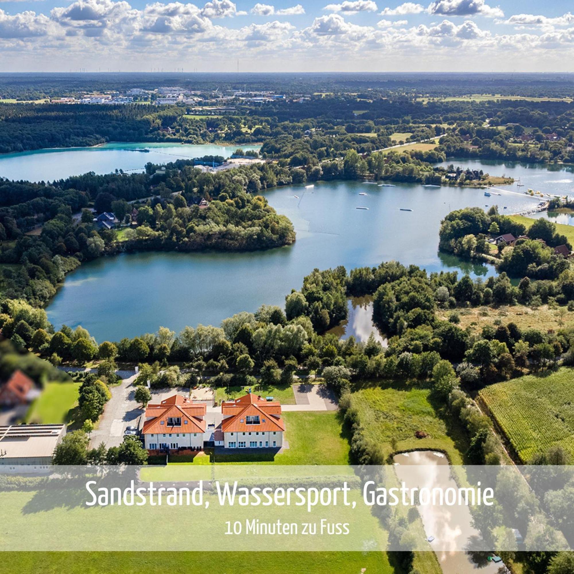 Villa Moorstern Am Badesee Tannenhausen Aurich Bagian luar foto